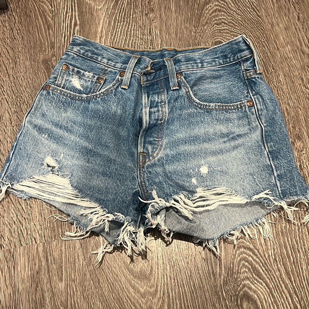 Brand new Levis 501 Premium denim shorts